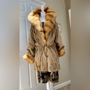 Parka with real Fur trim